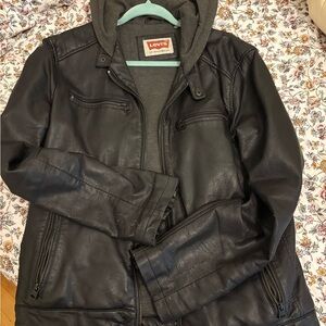 Levi's Vintage Black Leather Jacket